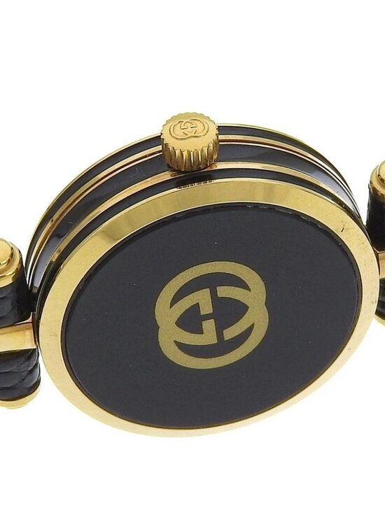 GUCCI Sherry Watches gold blackDial Plated Gold/Stainless Steel Quartz Ana... main image 11